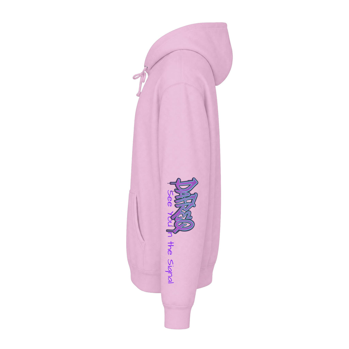 Blue DaFREQ Unisex Heavyweight Hooded Sweatshirt