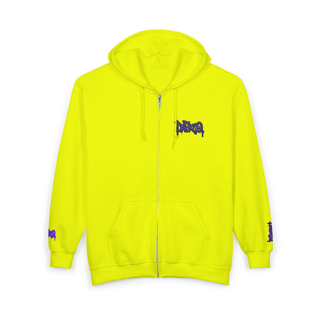 Zip Hoodie with embroidered DaFREQ Crest