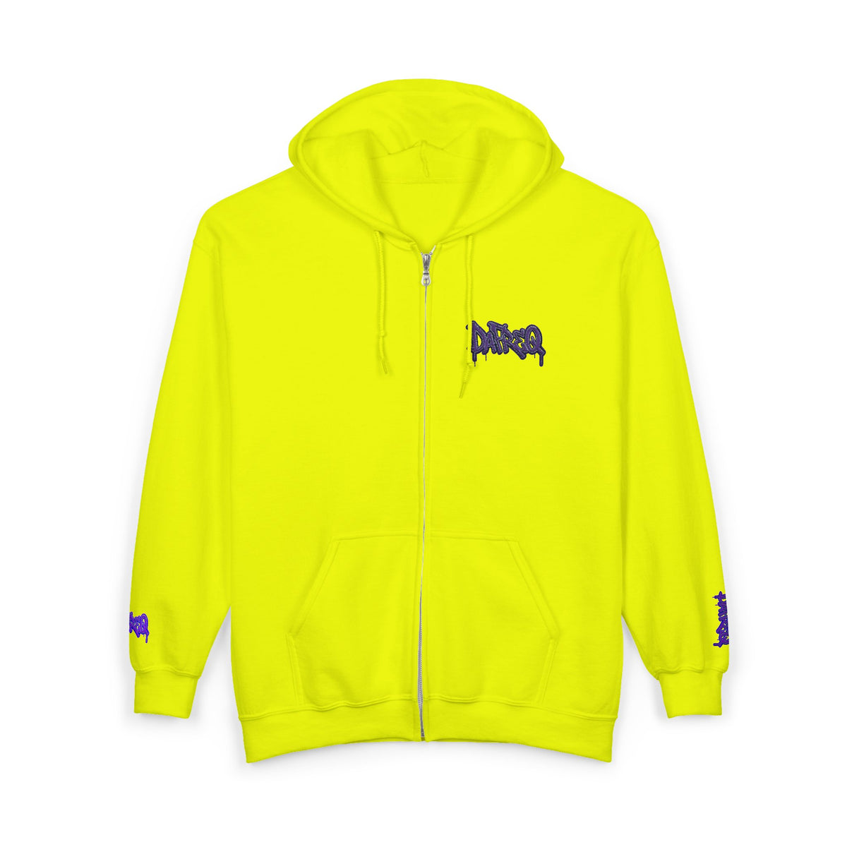 Zip Hoodie with embroidered DaFREQ Crest